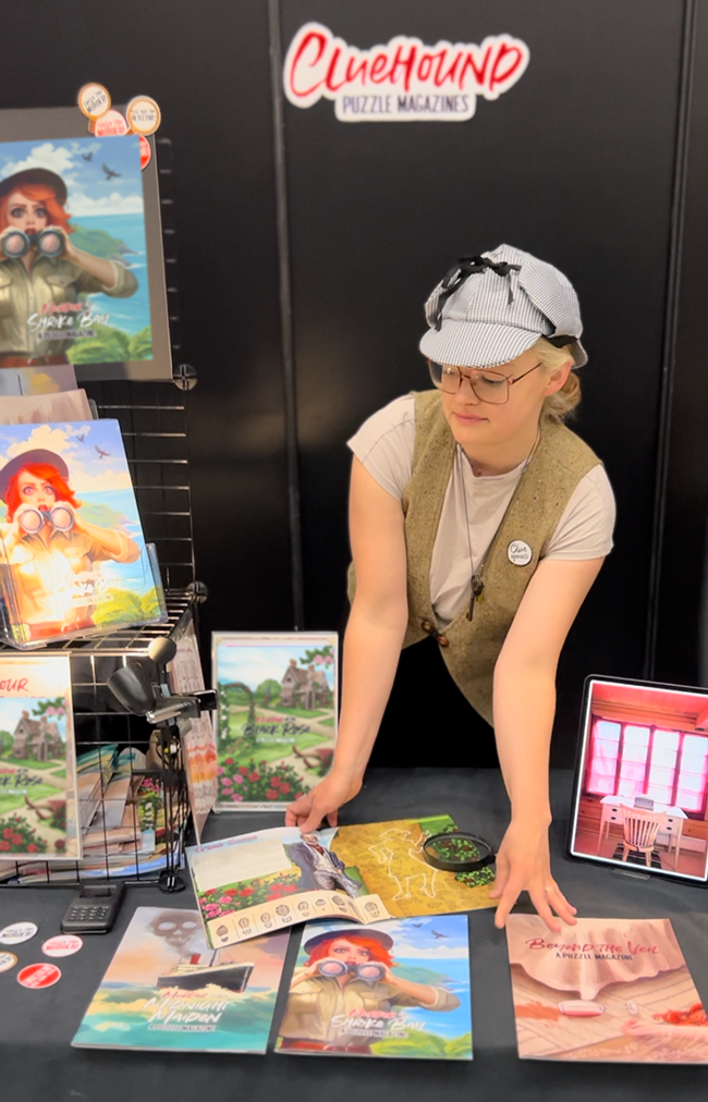 Us solving a mystery magazine