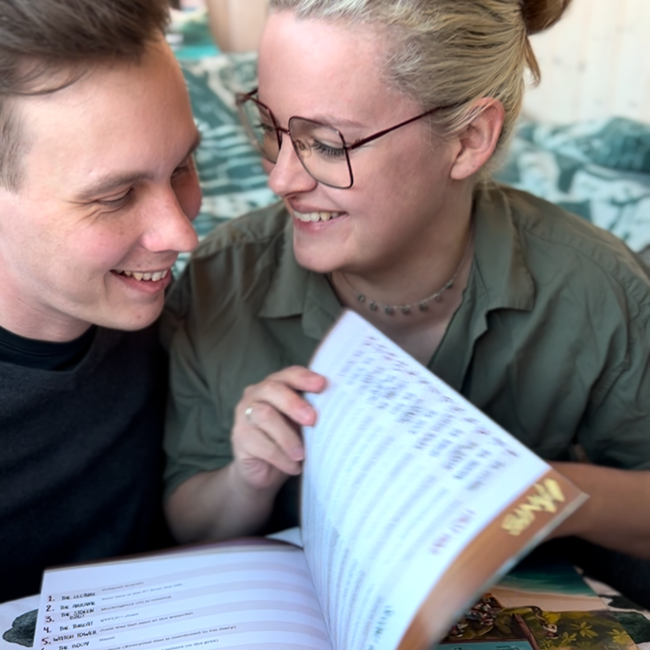 Us solving a mystery magazine